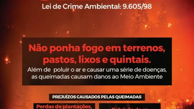 CAMPANHA: Praticar Queimadas é CRIME!