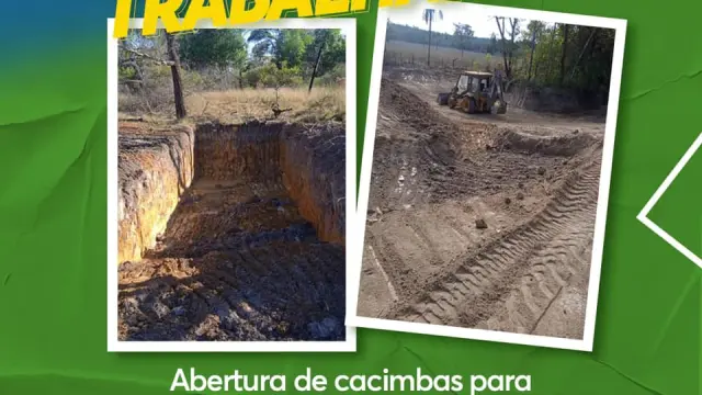 A Prefeitura Municípal de Silvanópolis está trabalhando na abertura de cacimbas na região do PA Santa Tereza