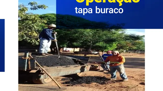 A Prefeitura está sempre trabalhando na manutenção e melhorias das vias urbanas.