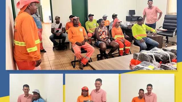 Entrega dos Equipamentos de Proteção Individuais (EPI's)